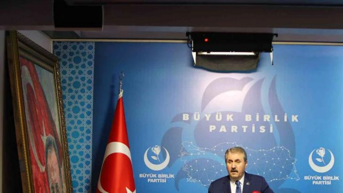 BBP Lideri Destici: 'Kırmızı çizgimiz terör ve şiddettir'