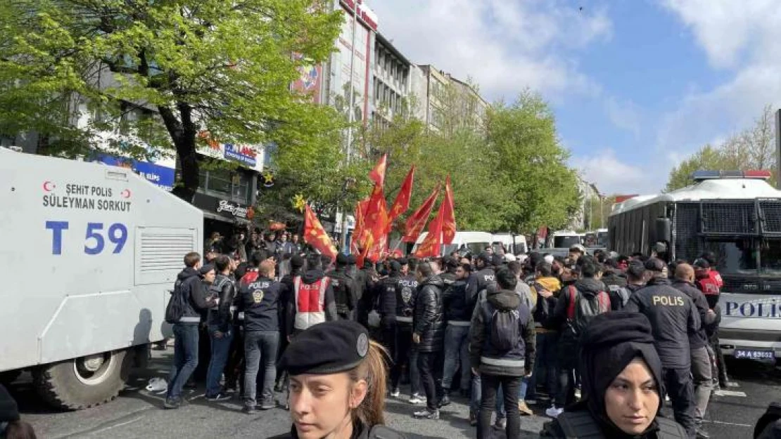 Beşiktaş'tan Taksim'e yürümek isteyen göstericilere müdahale