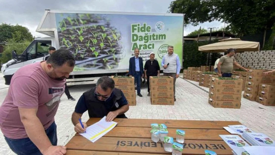 Beykoz'da hedeflenen 1 milyon yerli ve milli fide dağıtımına başlandı