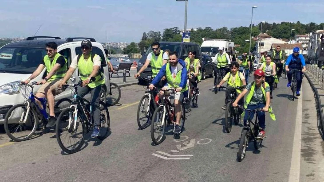 Beykoz'da pedallar sağlıklı yaşam için döndü