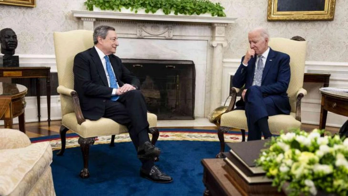 Biden, İtalya Başbakanı Draghi ile Beyaz Saray'da bir araya geldi