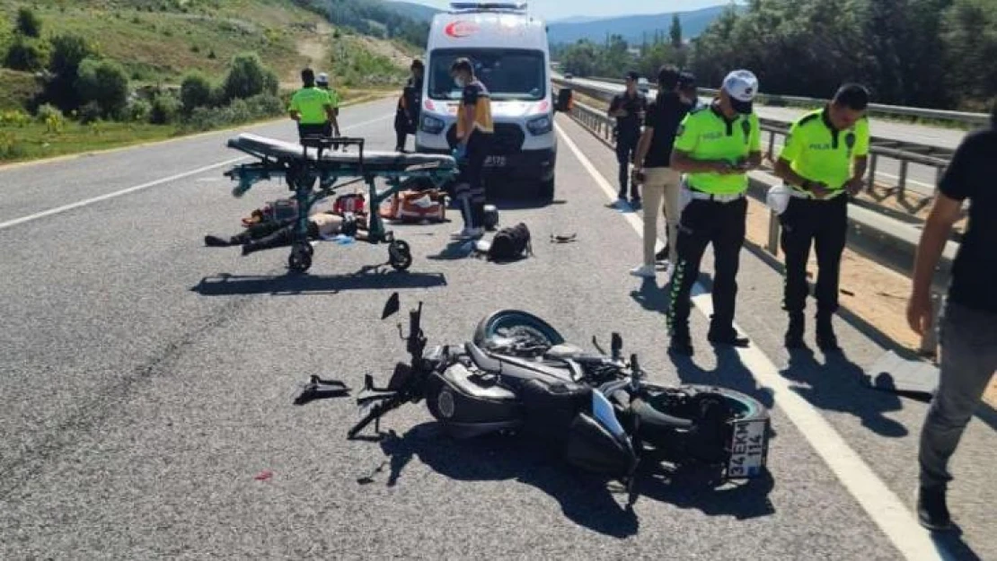 Bilecik'te tıra arkadan çarpan motosikletin sürücüsü hayatını kaybetti