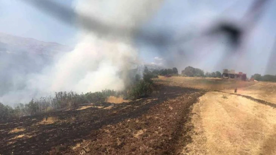 Bingöl'ün köylerinde çıkan orman yangını söndürüldü