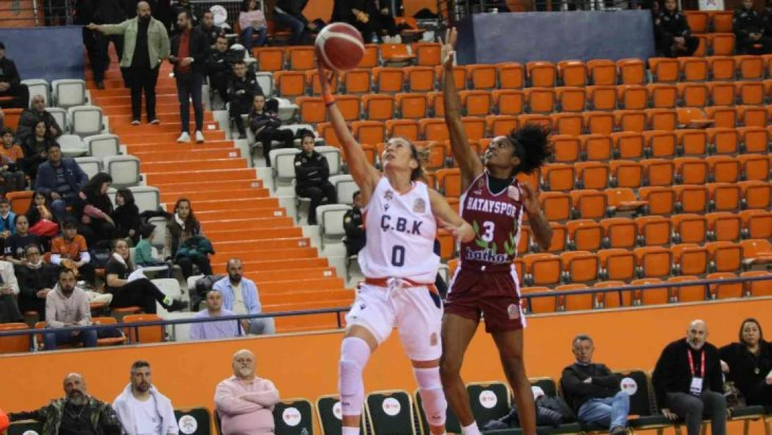 Bitçi Kadınlar Türkiye Kupası: Çukurova Basketbol Mersin Yenişehir Belediyesi: 81 -  Hatayspor: 58