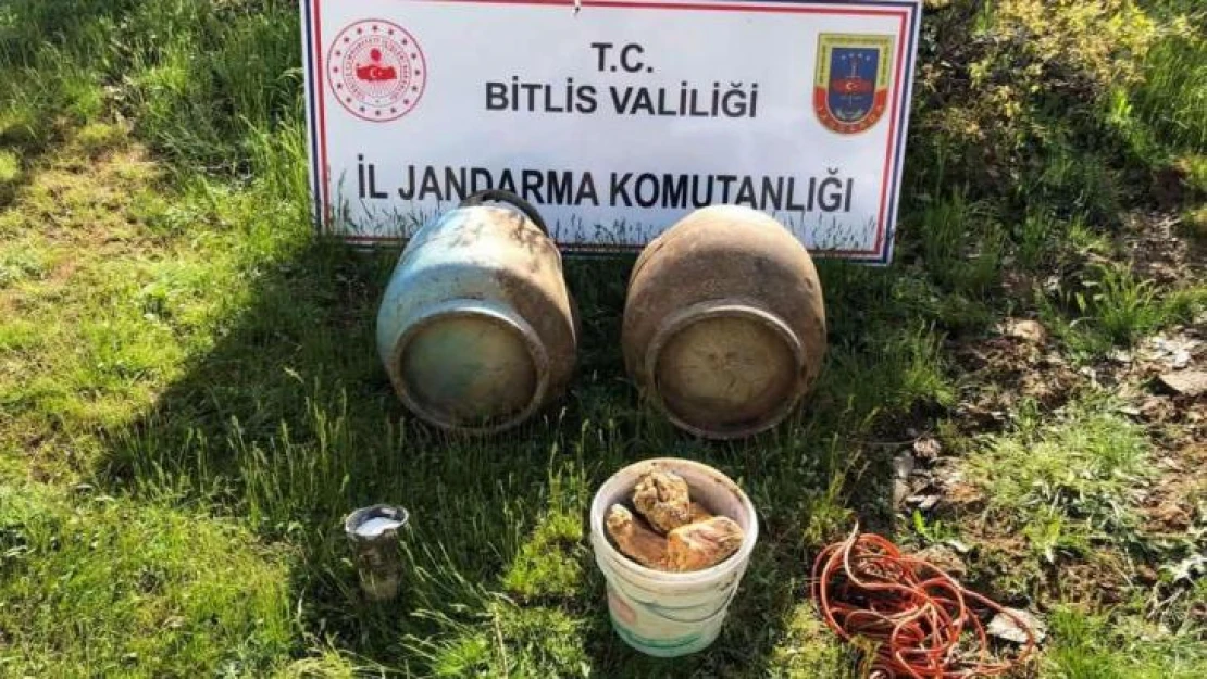 Bitlis'te tespit edilen patlayıcı imha edildi