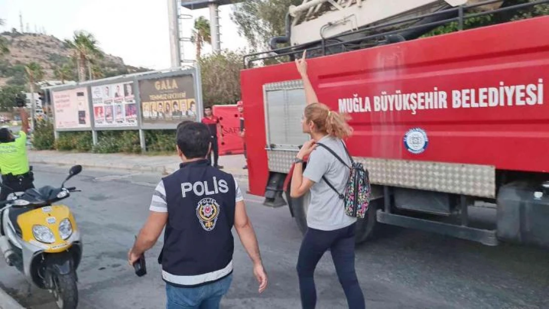 Bodrum'da korku dolu dakikalar