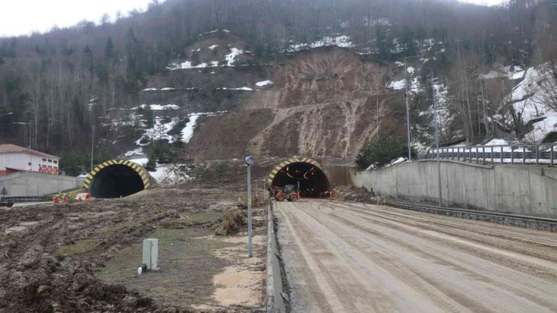 Bolu Dağı Tüneli'nde çalışmalar sürüyor