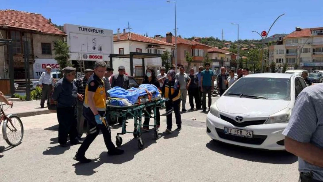 Bucak'ta trafik kazası: 1 yaralı