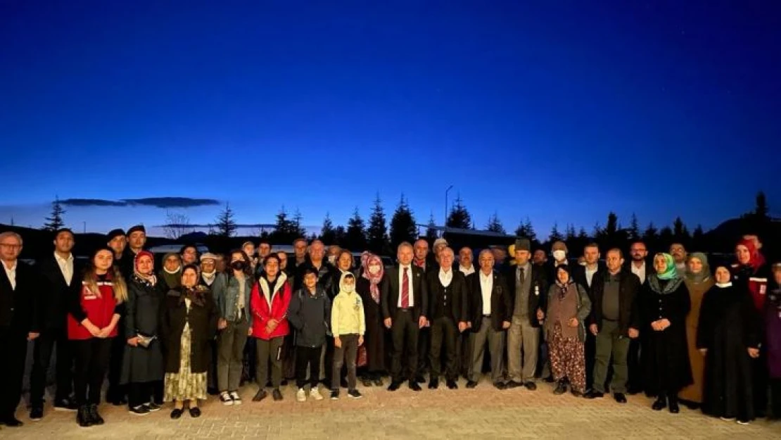 Burdur'da şehit yakınları ve gaziler iftarda bir araya geldi