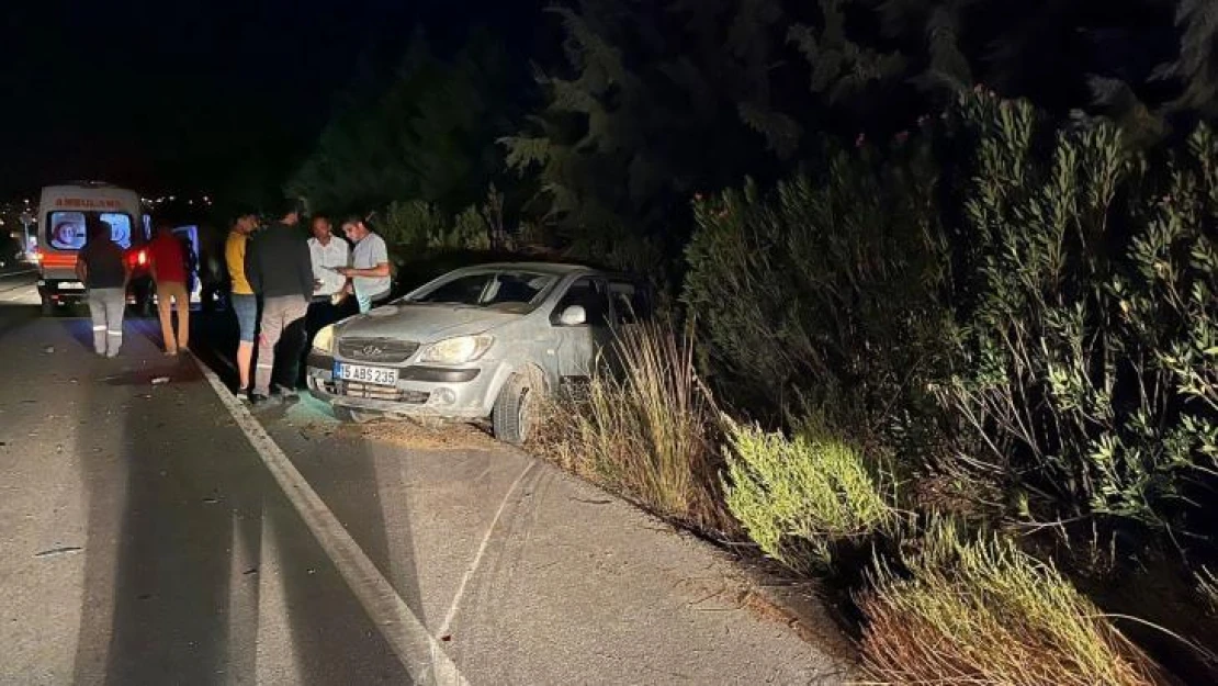 Burdur'da trafik kazası: 4 yaralı