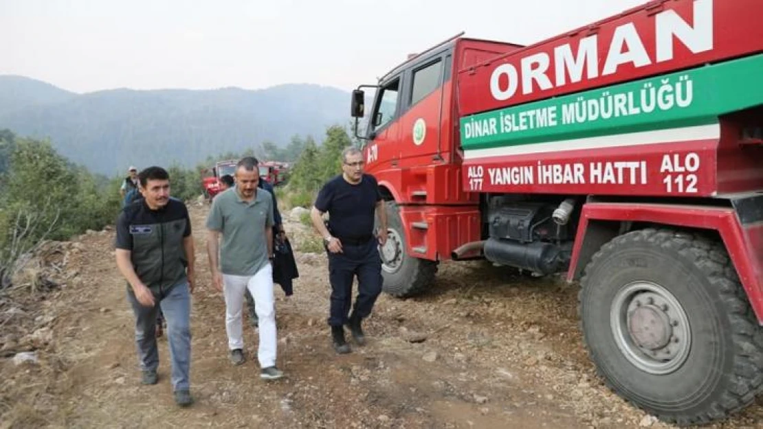 Burdur Valisi Arslantaş: 'Bucak yangını kontrol altında'