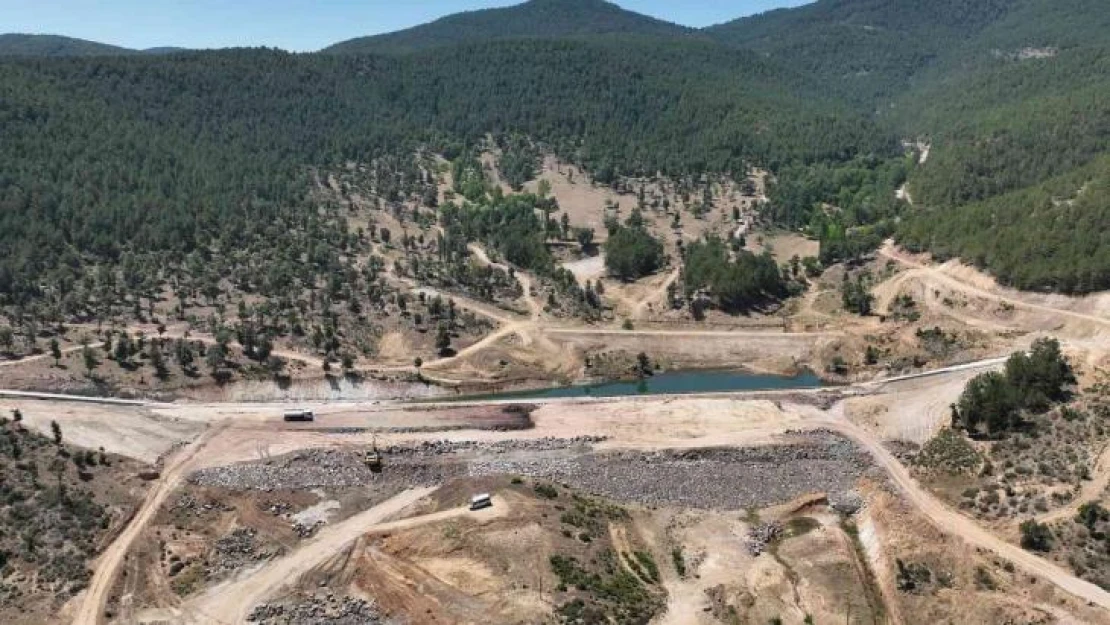 Bursa Büyükorhan Kocadere Göleti çalışmaları devam ediyor