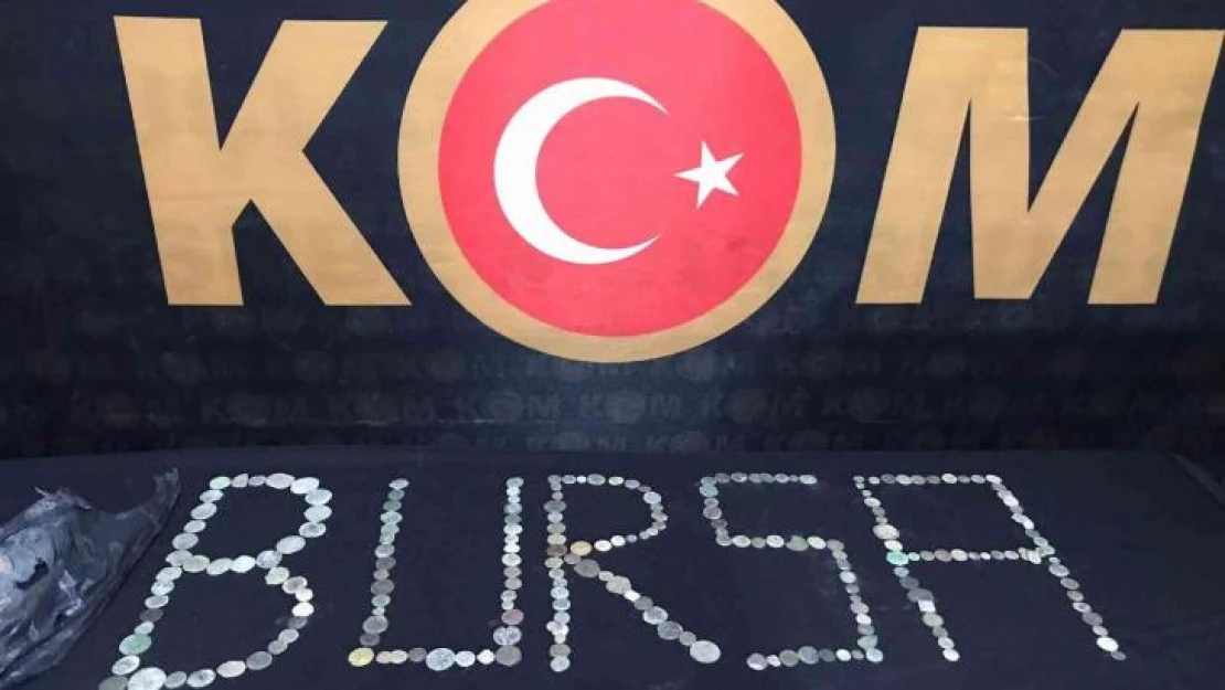 Bursa'da 710 adet Bizans dönemine ait sikke ele geçirildi