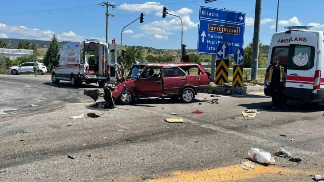 Bursa'da kaza: 1 ölü, 3 yaralı