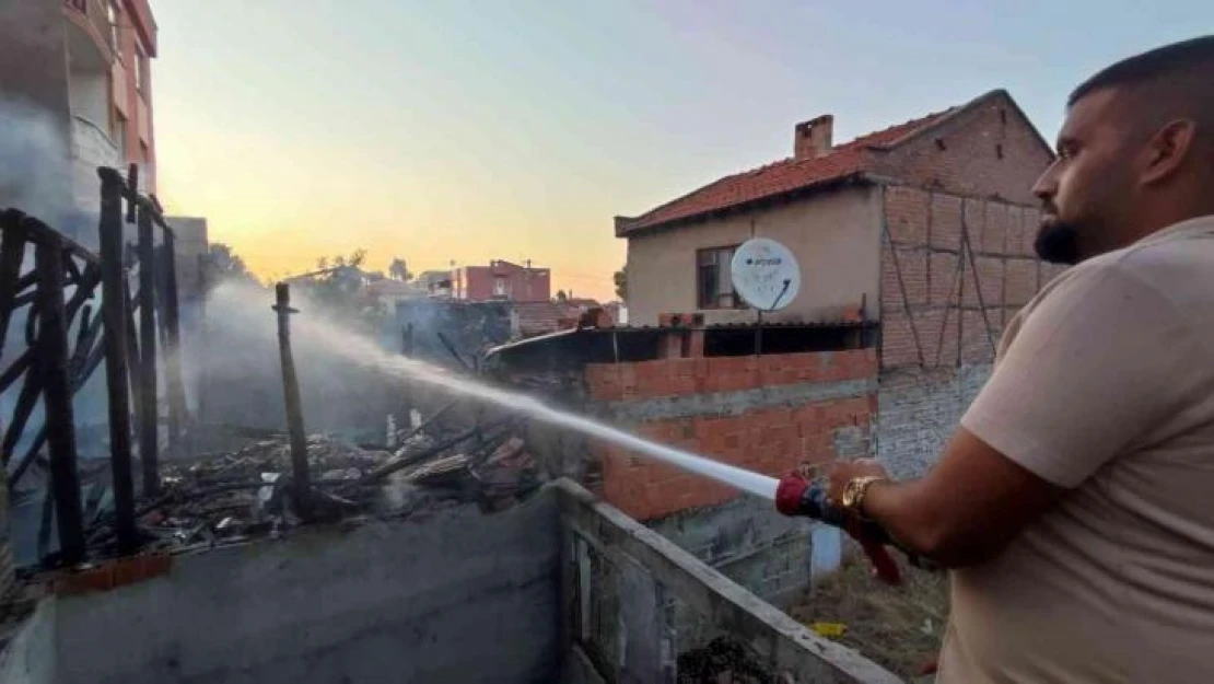 Bursa'da müstakil evde korkutan yangın