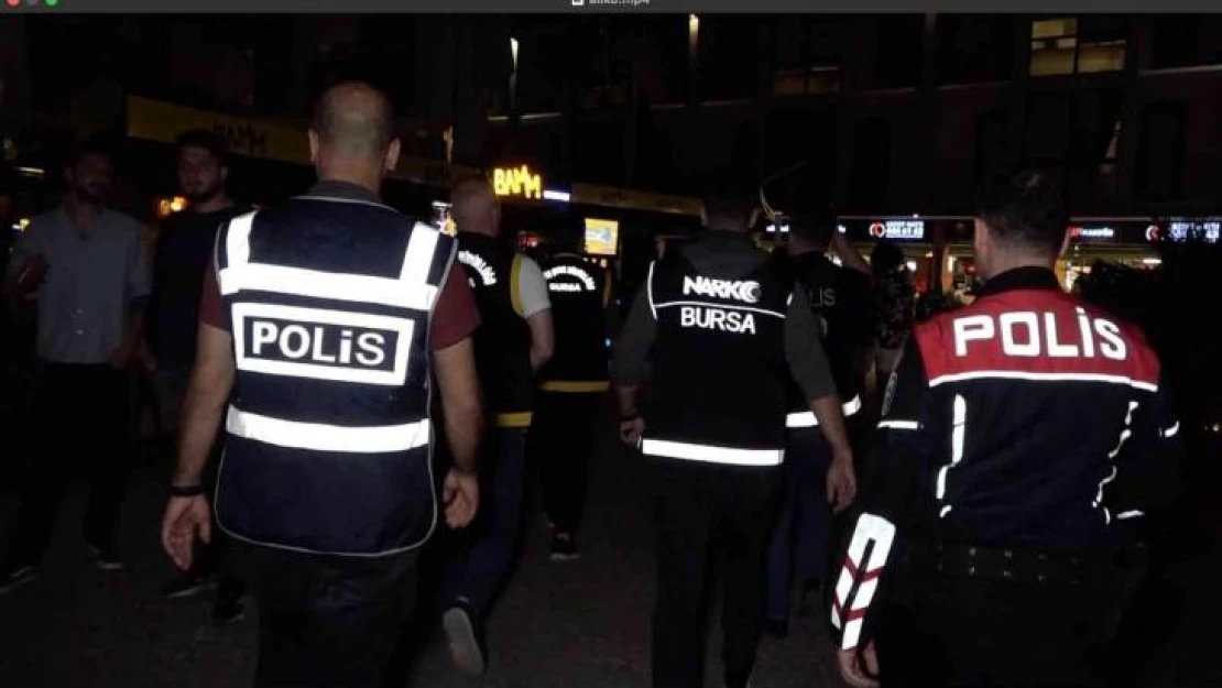 Bursa polisinden huzur denetimi toplam 26 bin 166 lira cezai işlem uygulandı