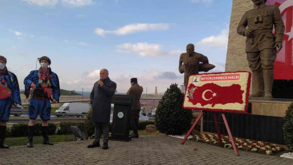 Büyükçekmece'de 18 Mart Çanakkale zaferi ve şehitleri anma töreni