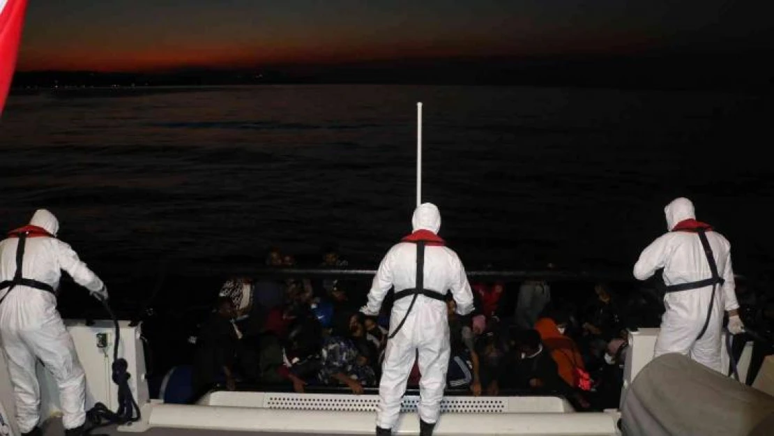 Çanakkale açıklarında 46 düzensiz göçmen yakalandı