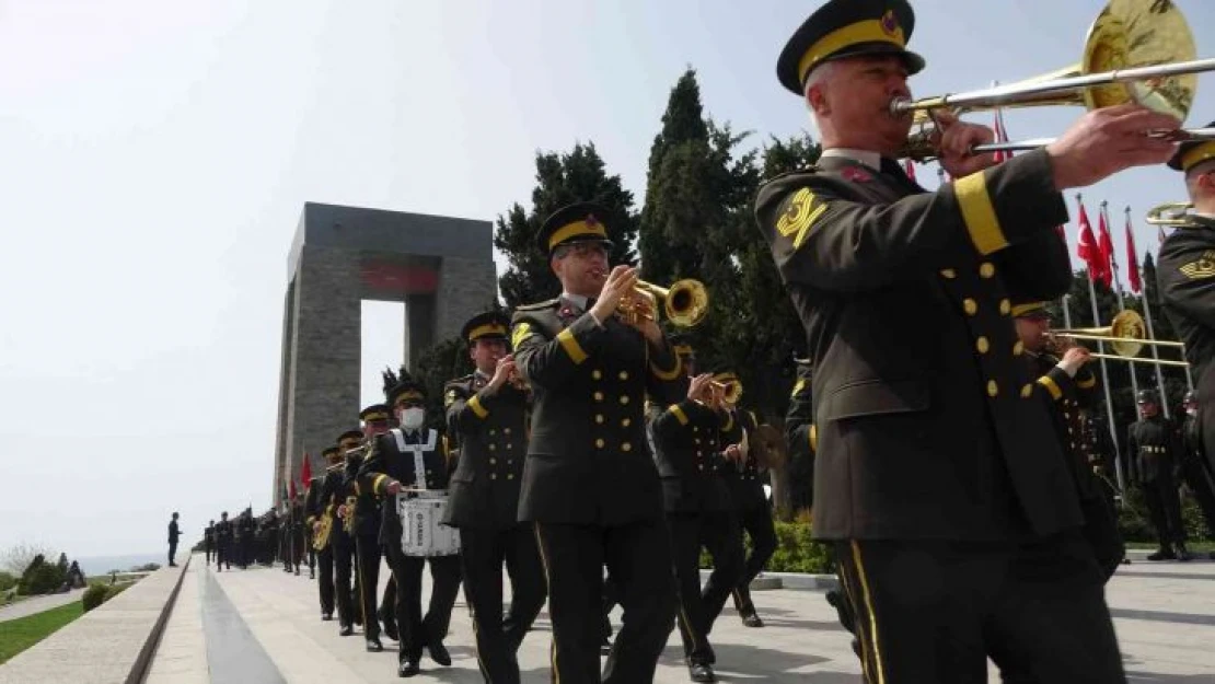 Çanakkale Kara Savaşları'nın 107. yıl dönümü tören provası yapıldı