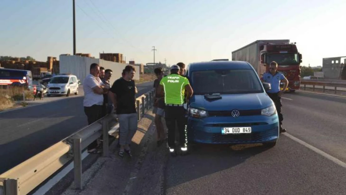 Çerkezköy'de trafik kazası: 2 yaralı