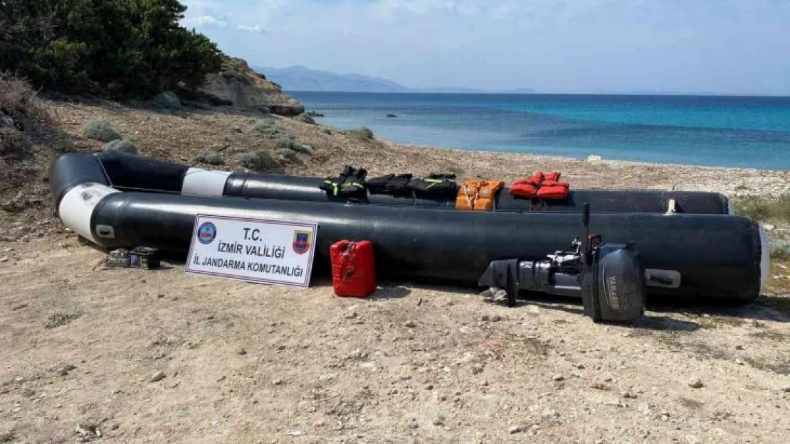 Çeşme'de 27 düzensiz göçmen, 4 kaçakçı yakalandı