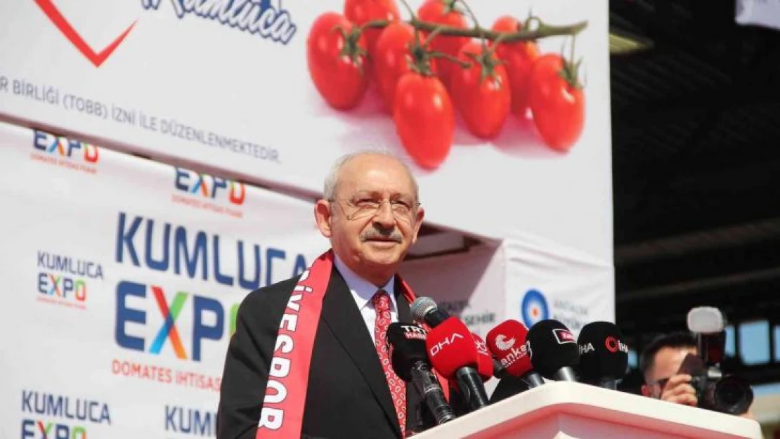 CHP Genel Başkanı Kılıçdaroğlu: 'Çiftçiye 2 yıl faizsiz kredi açılmalı'