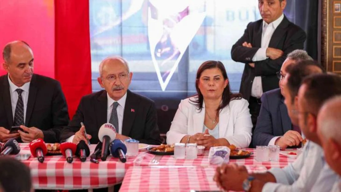 CHP Genel Başkanı Kılıçdaroğlu, şoför esnafı ile bir araya geldi