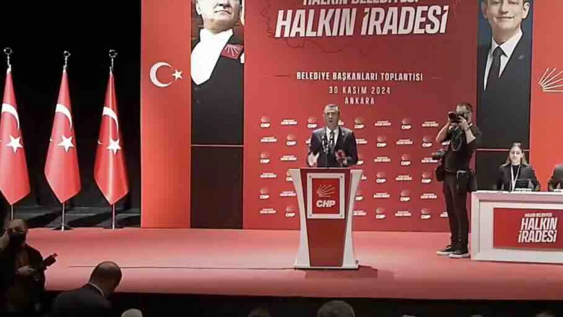 CHP'li belediyelerden beş maddelik bildiri