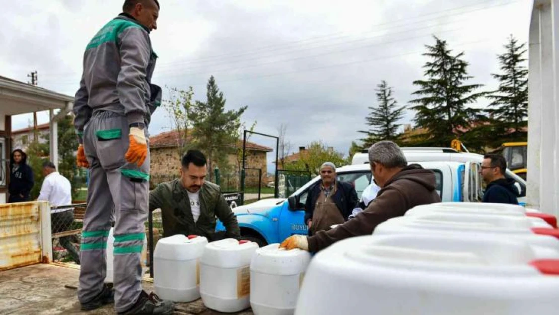 Çiftçilere sıvı gübre desteği bayram öncesi tamamlandı