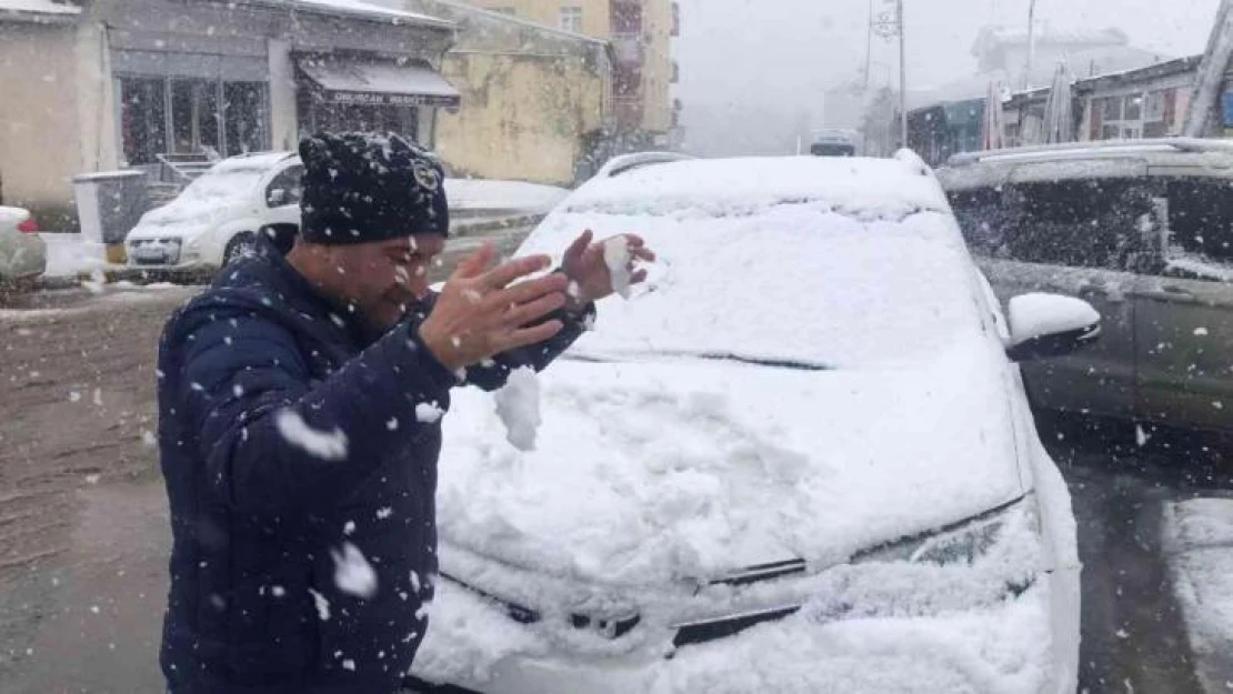 Çıldır'da yoğun kar yağışı