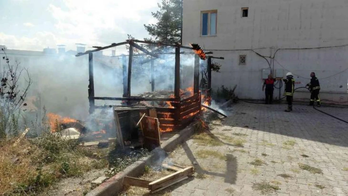 Çocukların ateşle oyunu yangın çıkardı