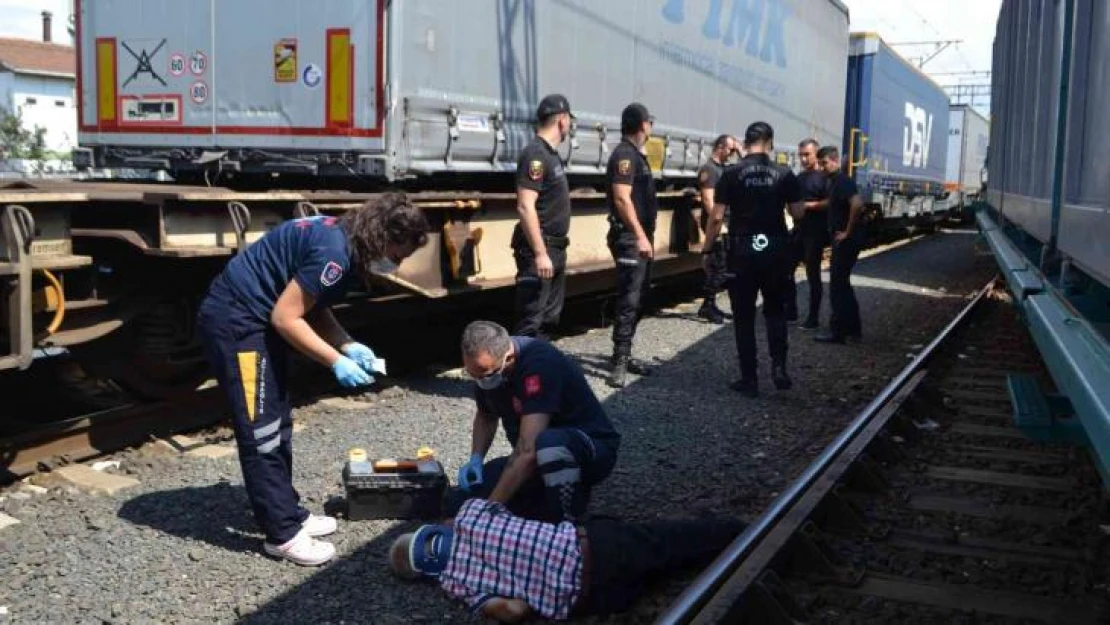 Çorlu Tren Garı'nda bir şahıs rayların arasında yaralı bulundu