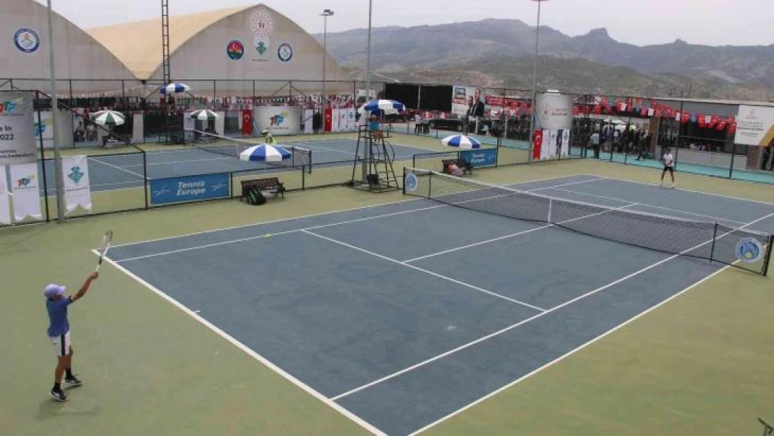 Cudi Cup Uluslararası Tenis Turnuvası tamamlandı