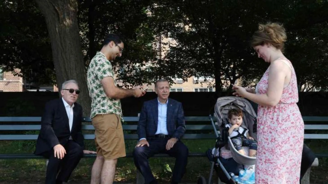 Cumhurbaşkanı Erdoğan, Central Park'ta yürüyüş yaptı