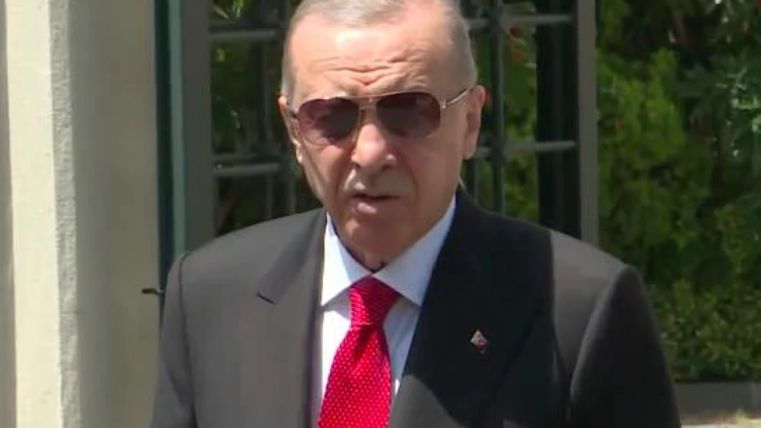 Cumhurbaşkanı Erdoğan'dan cuma namazı çıkışı açıklamalar