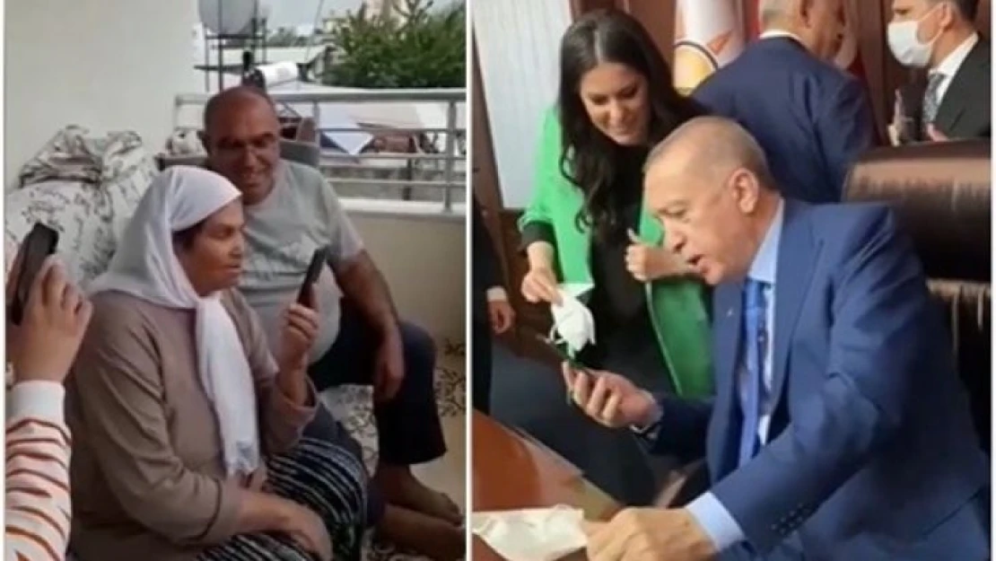 Cumhurbaşkanı Erdoğan, kanser hastası Halime teyzeyle görüştü