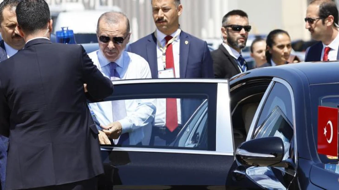 Cumhurbaşkanı Erdoğan, NATO Zirvesi için Madrid'de