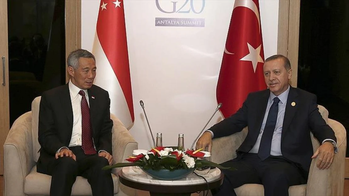 Cumhurbaşkanı Erdoğan Singapur Başbakanı'nı kabul etti