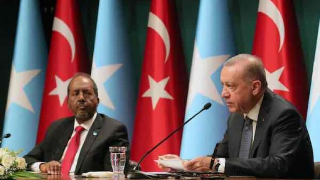 Cumhurbaşkanı Erdoğan, Somali Cumhurbaşkanı Şeyh Mahmud ile görüştü