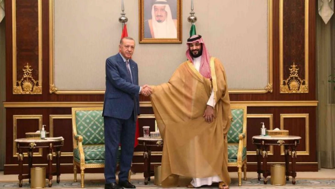 Cumhurbaşkanı Erdoğan, Suudi Arabistan Veliaht Prensi Selman'la görüştü