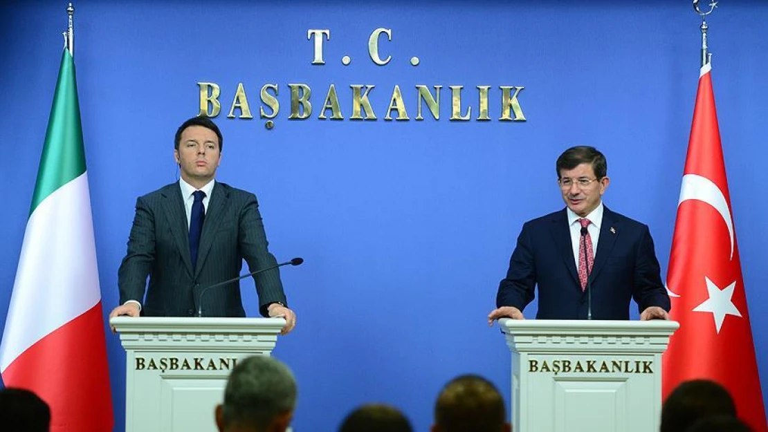 Davutoğlu, Renzi'ye düşürülen uçakla ilgili bilgi verdi