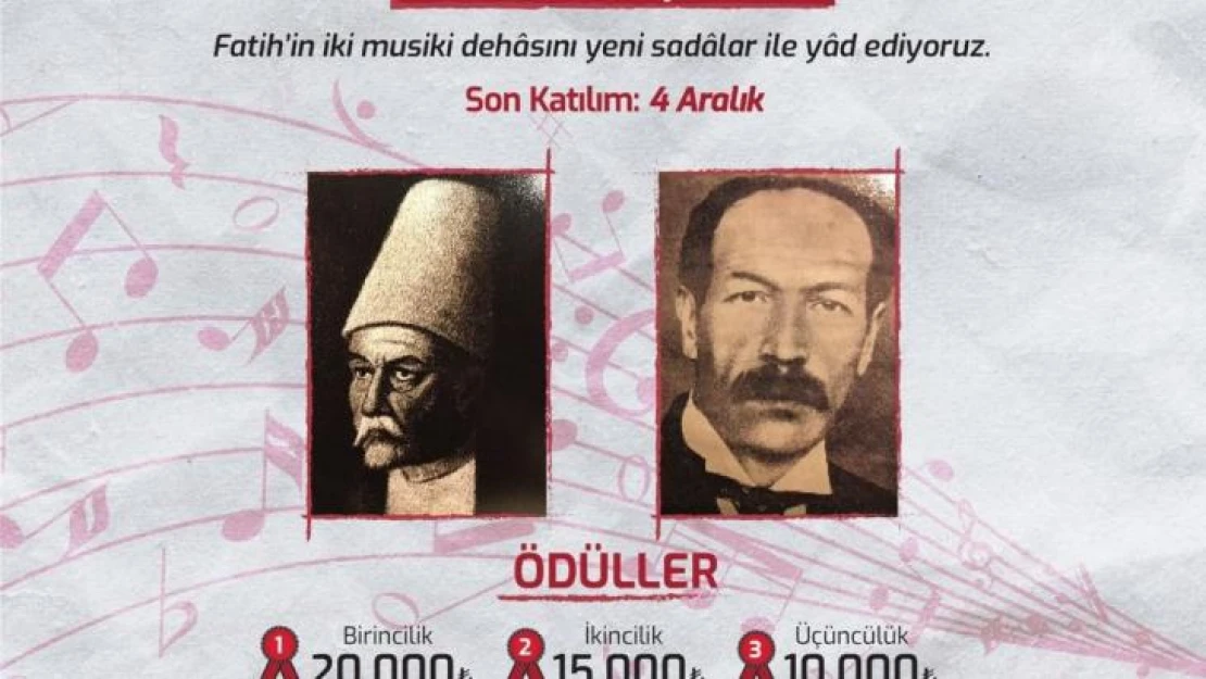 Dede Efendi ve Tanburi Cemil Bey yarışmayla anılacak