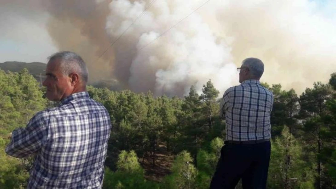 Denizli'deki yangın söndürme çalışmalarına Aydın'dan destek gönderildi