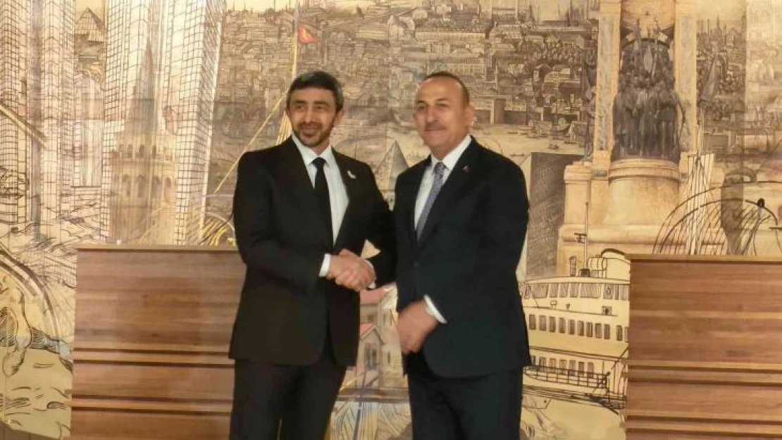 Dışişleri Bakanı Çavuşoğlu, BAE'li mevkidaşı Al Nahyan ile bir araya geldi