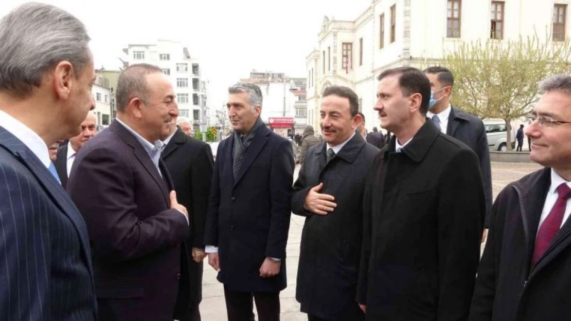 Dışişleri Bakanı Çavuşoğlu Sinop'ta