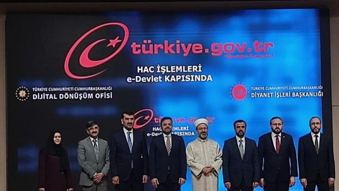 Diyanet İşleri Başkanı Erbaş: 'Hac işlemleri artık e-Devlet üzerinden yapılabilecek'