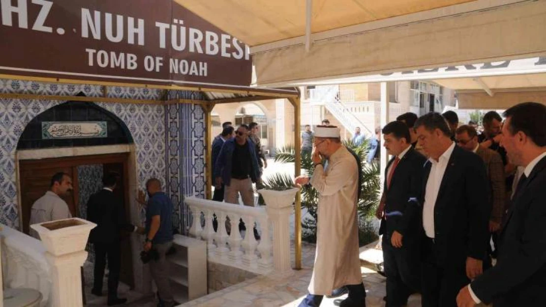 Diyanet İşleri Başkanı Erbaş: 'Hz. Nuh Peygamber bizim için ikinci Adem'dir'