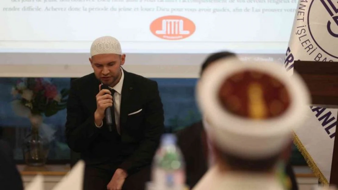 Diyanet İşleri Başkanı Erbaş, Strasbourg'ta STK temsilcileri ile iftar yaptı