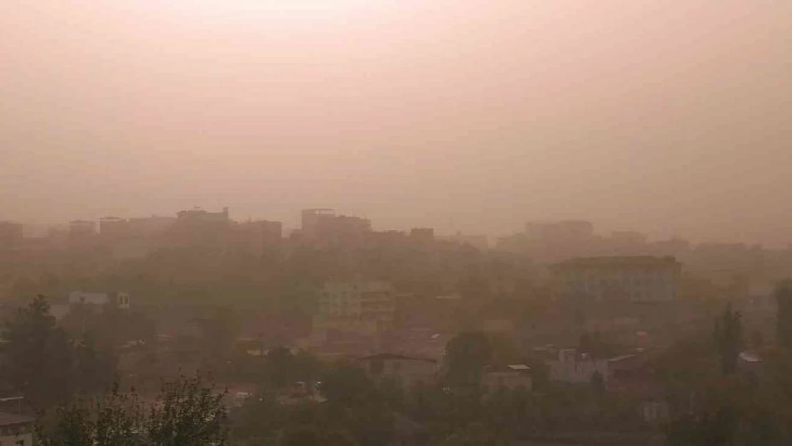 Diyarbakır yoğun toz taşınımı altında