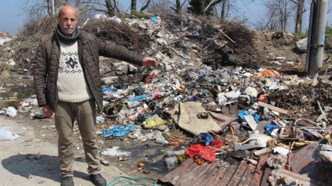 Doğa harikası bölge, açık hava çöplüğüne döndü